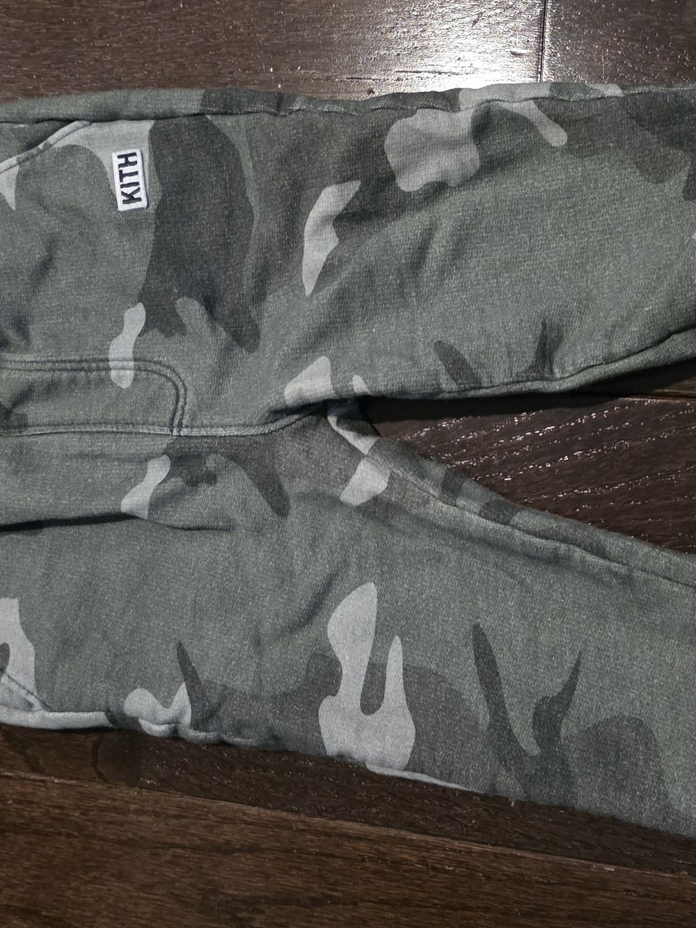 Kith Kids Camo Joggers - Olive & Light Grey